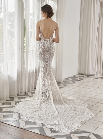 Angelina gown back