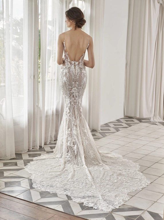 Angelina gown back