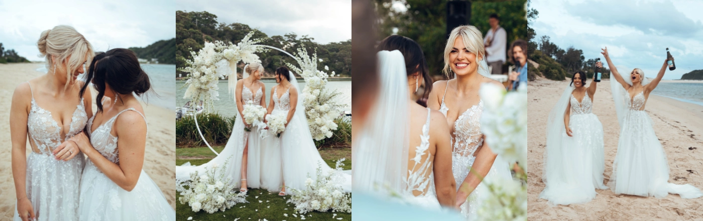 PEN·LIV Real Bride: Maddy & Samantha